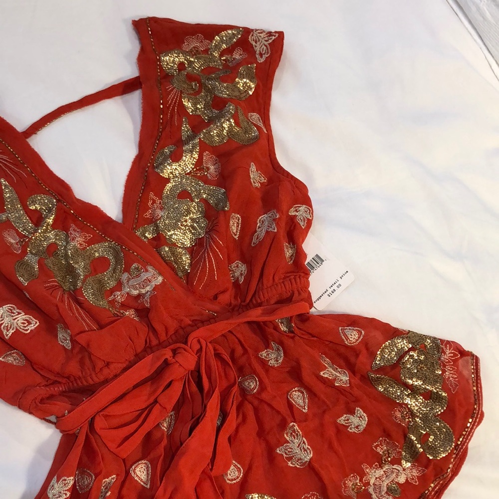 Free People Backless Blouse